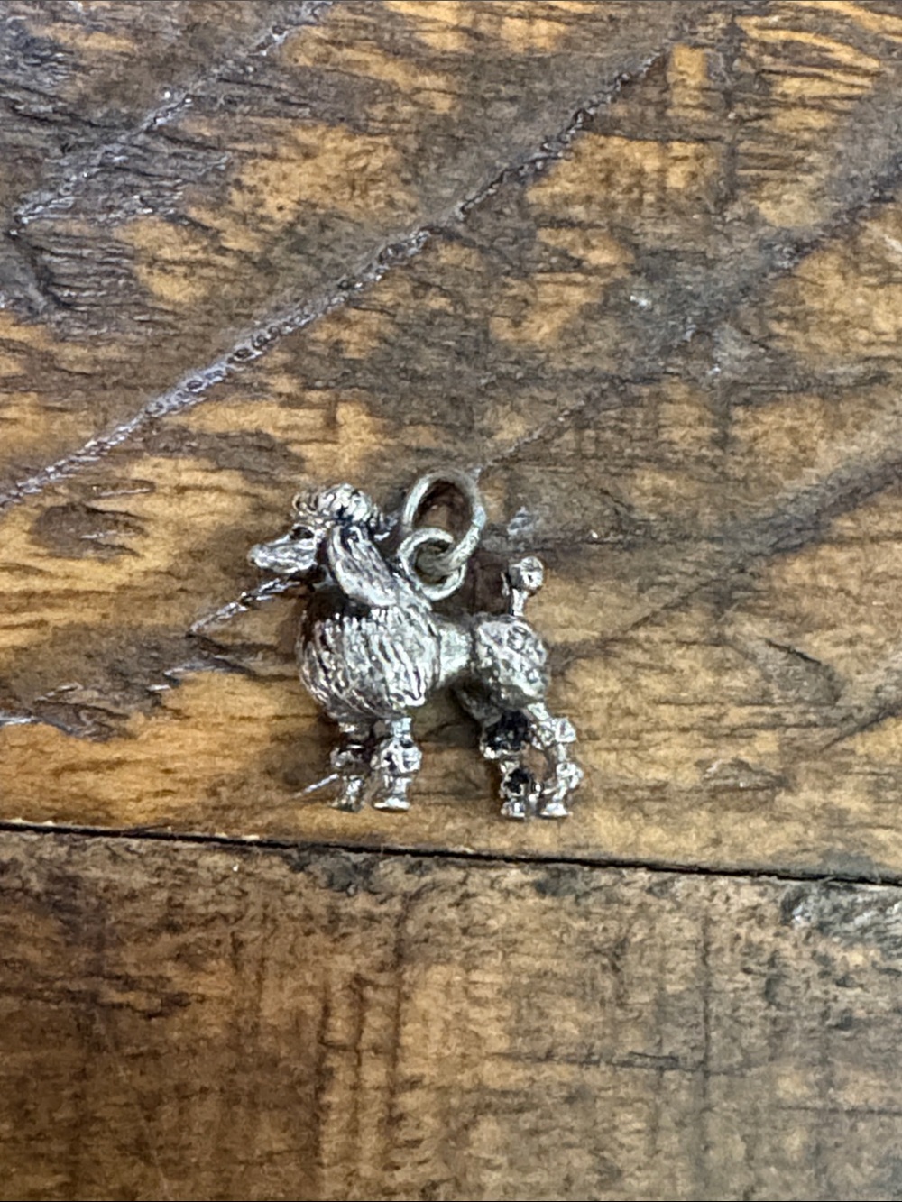 Sterling Silver Poodle Charm